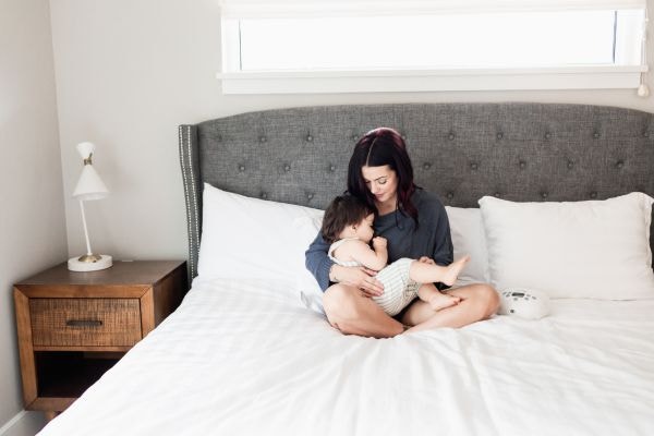 Breastfeeding mom