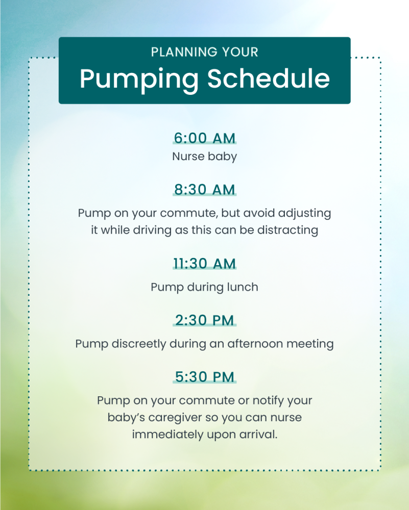 On-the-go pumping schedule with the Motif Aura Glow wearable breast pump