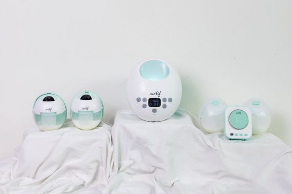 Motif medical breast pumps: Motif Luna, Motif Aura Glow, Motif Roam