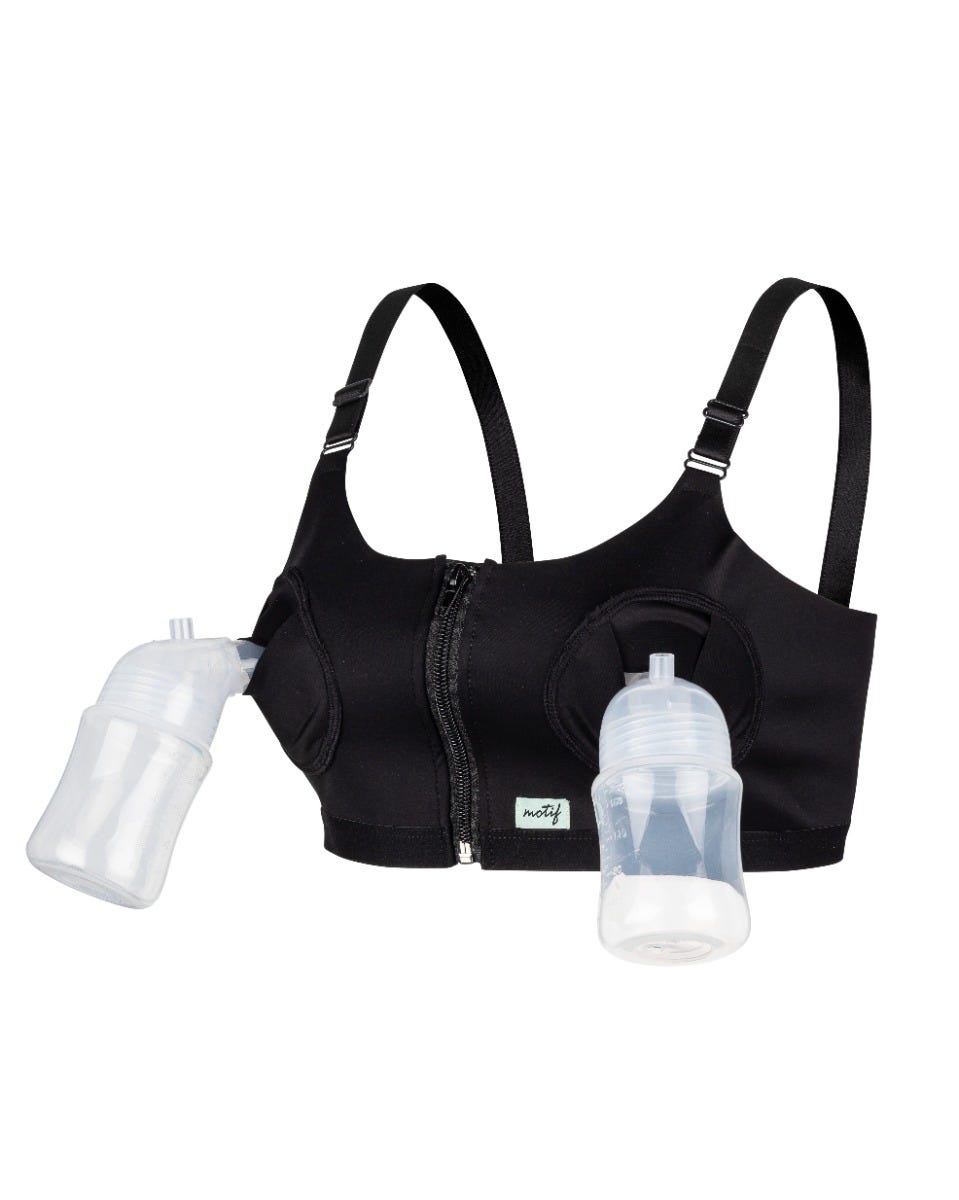 Hands free pumping sales bra