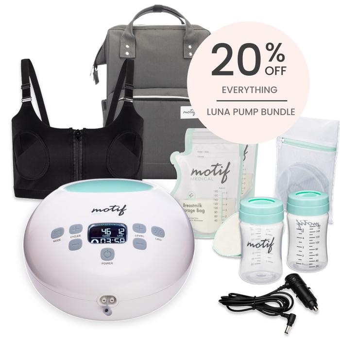Motif Medical Luna Double Electric Breast Pump. Product Details.  Sophisticated. Strong. Soothing. Meet the Luna. The powerful new breast…