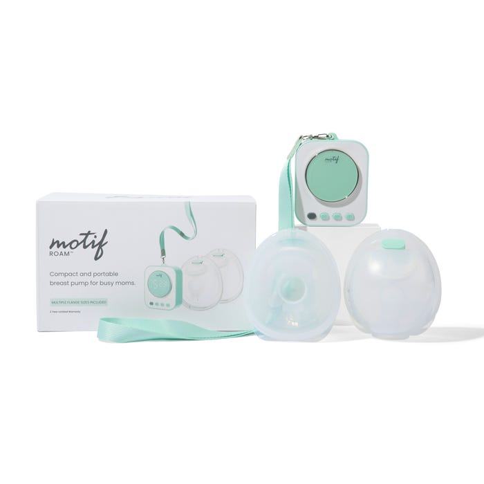 Motif Roam™ Breast Pump With Breast Milk Collection Cups