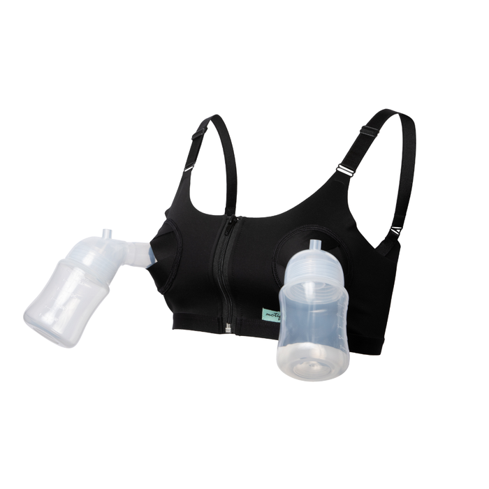 Motif Medical - Hands-Free Pumping Bra - Works with Luna, Duo, Twist, and  More - Black - New Sizing - Size XS-L at  Women's Clothing store