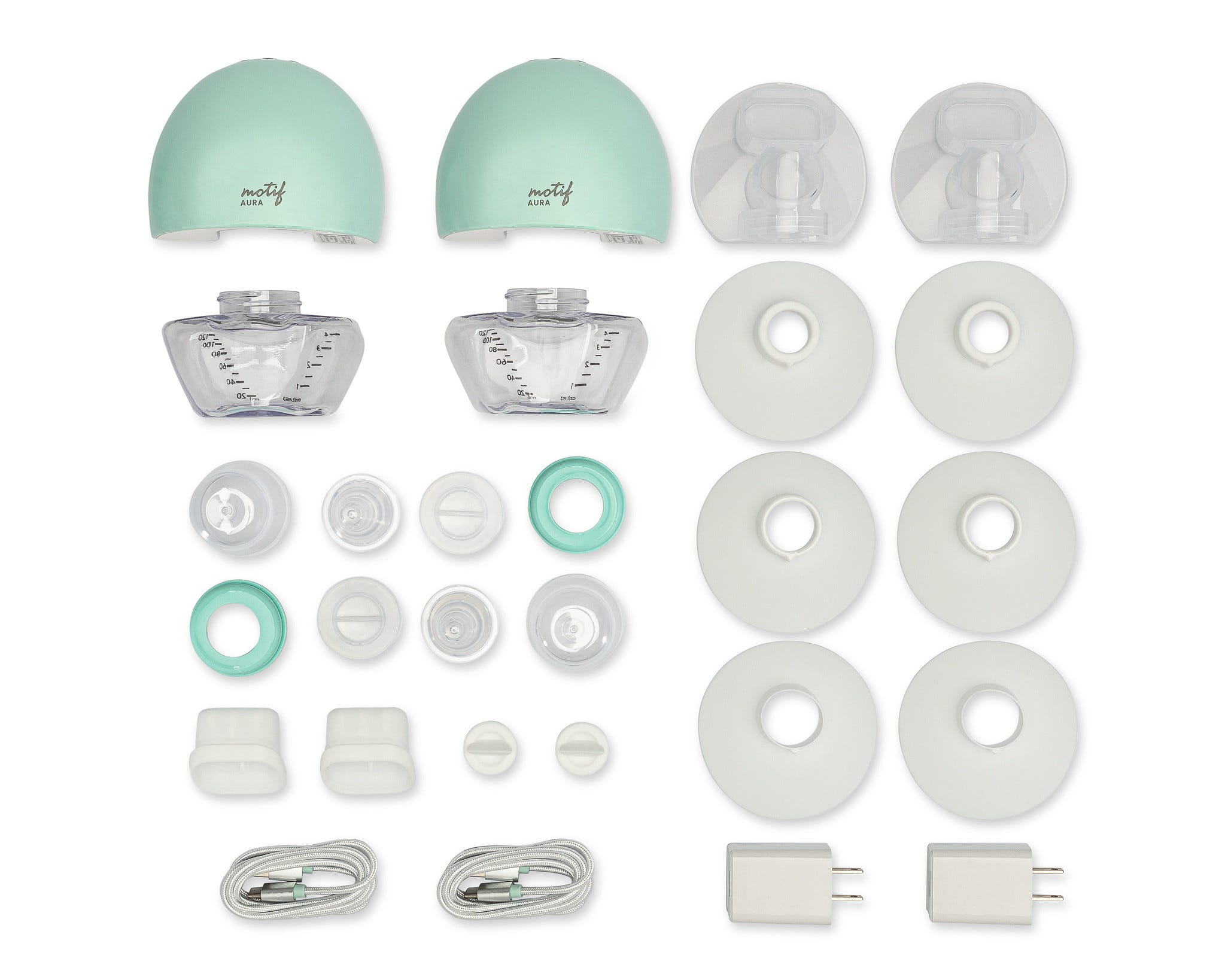 Motif AAA0013-20 Double Electric Breast Pump - Bra - and Accessories  810024430246