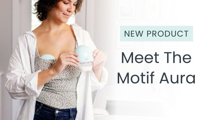 Motif Duo Double Electric Breast Pump with Hands-Free Pumping Bra,  Lactation Class, and Milk Storage Bags
