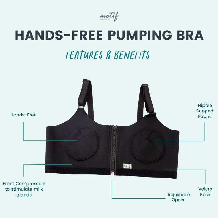 Motif Duo Breast Pump, With Hands-Free Pumping Bra Bundle – Save Rite  Medical