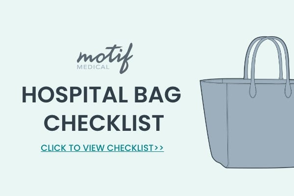 Download your FREE Hospital Bag Checklist