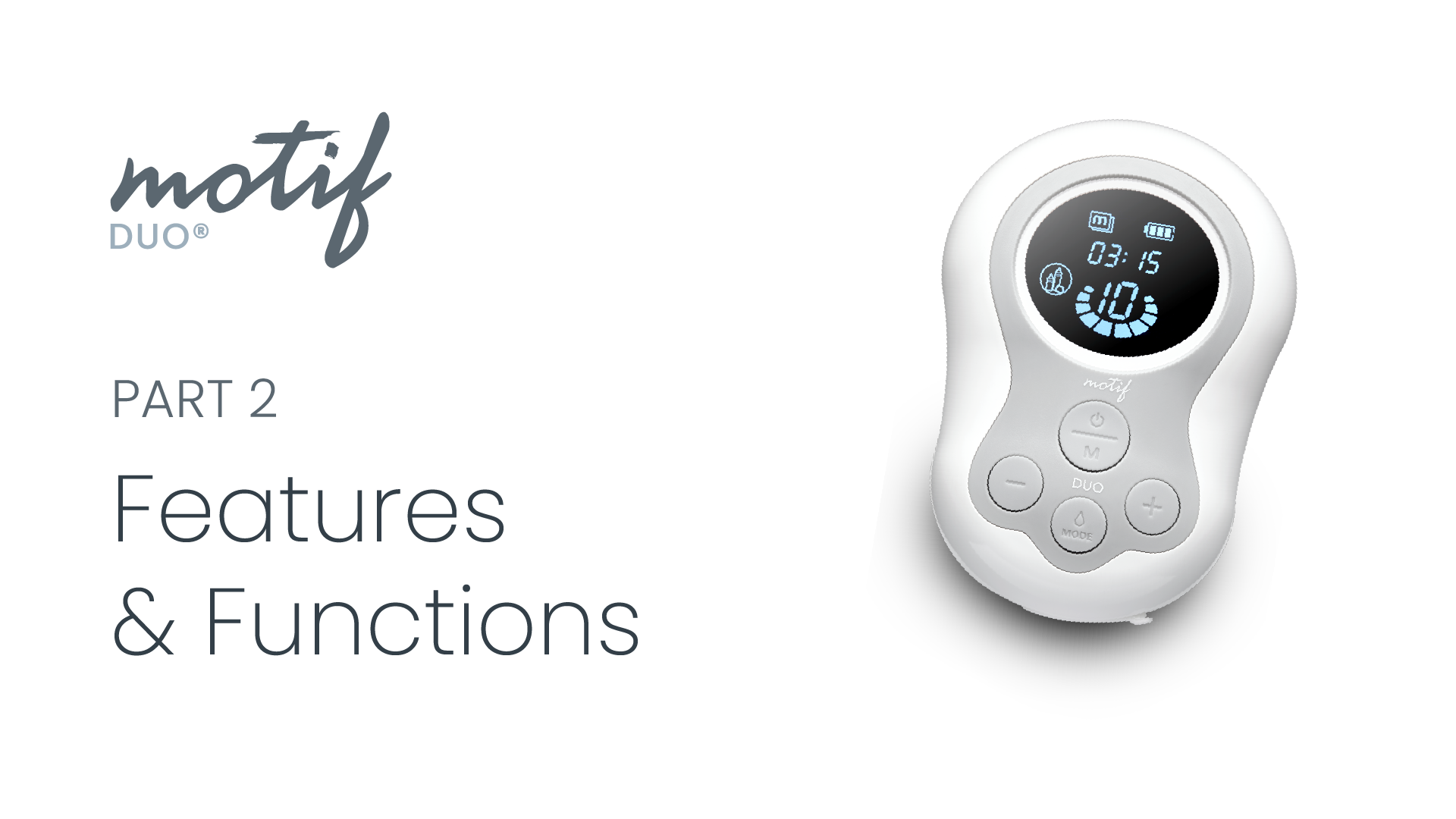 Having a second wearable breast pump, like the Motif Aura offers