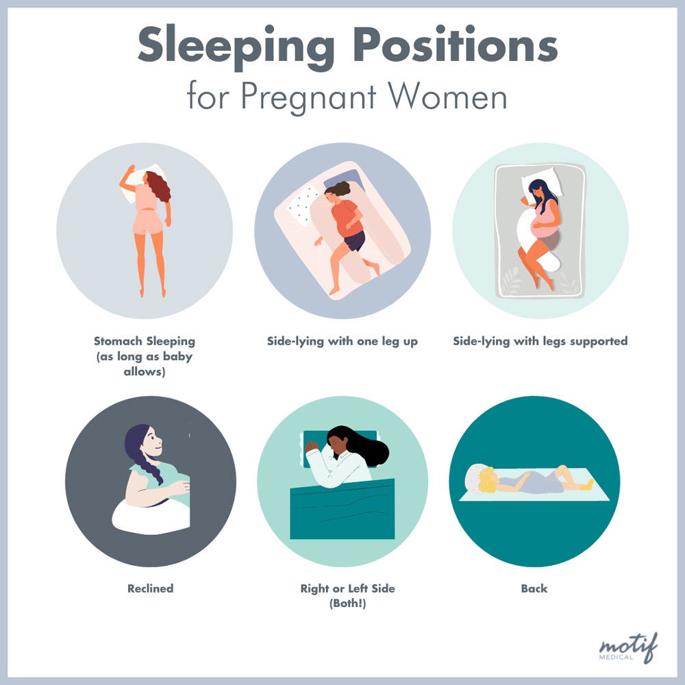 The Best Sleeping Positions For Pregnant Women