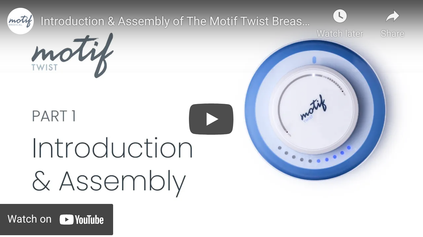 Motif Twist Double Breast Pump