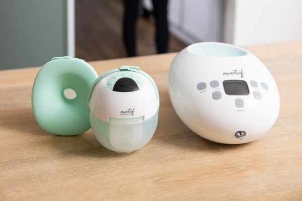 motif aura glow and motif luna breast pumps